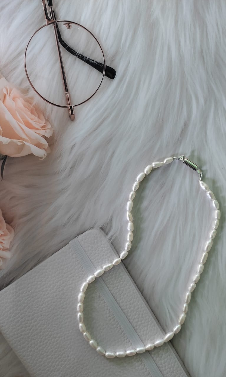 White Freshwater Pearl Necklace